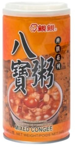 Desserts aux Haricot, Céréals, Riz Noir, Graines de Lotus, ... 320g/Canettes - Congee Chinois - Lot de 2, 4 et 6 Canettes - Livraison Gratuite France (6, 8 Céréals)