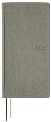 Hobonichi Techo 2025 Weeks MEGA [Englisch/Hoch und Schlank/Januar Start/Planer] Colors: Rauchgrau