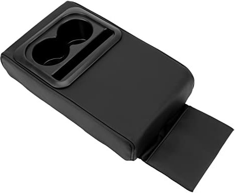 Auto Armlehnen 1PC Auto Armlehne Pad Auto Zubehör Hand Ellenbogen Unterstützung Kissen Box Anti-ermüdung für Mit Getränkehalter Arm Rest Box(Schwarz)