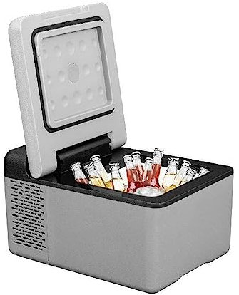 Frigorifero for auto Compressore portatile Frigorifero Congelatore Dispositivo di raffreddamento 12V/24V CC 110-240V CA for CAMPER Viaggio Campeggio Pesca per principianti fai da te(9L)