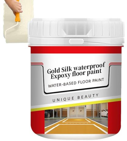 Vernice Epossidica Per Pavimenti - Vernice Per Pavimenti A Base D'acqua | Vernice Antiscivolo Per Pavimenti In Cemento | Vernice Per Pavimenti Del Garage, Blocchi Per Uso Esterno Interno, Vernice Epos