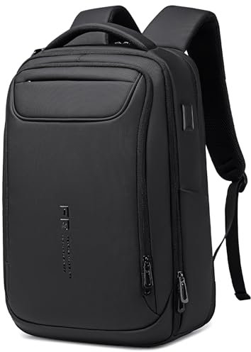 Fenree.geer Business Rucksack Herren (15,6 Zoll Laptop Rucksack, 1800D Wasserdicht, USB-Anschluss) – Anti-Diebstahl Office-Backpack, Erweiterbar 23L-36L für Reiserucksack, Handgepäck & Tagesrucksäcke