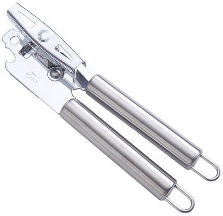 Può aprire, mano può apriscatole - Acciaio inossidabile può taglierina - Utensile da cucina antiruggine, maniglie ergonomiche, rimozione ad alta resistenza per qualsiasi lattina di dimensioni