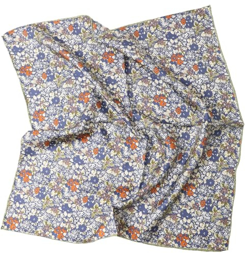 Prettystern Herr Dame reine Seide Bandana handrolliertes SeidenHalstuch unisex Nickituch