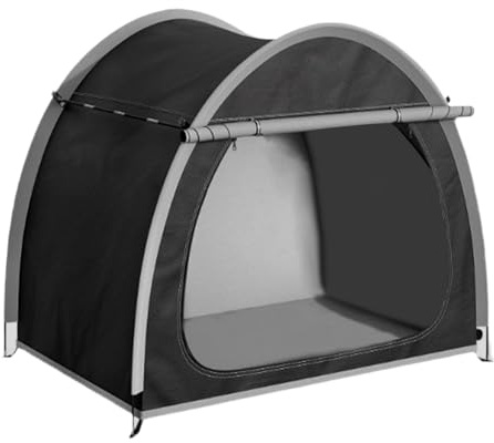 Outdoor Bikes Storage - Portable Folding Shed | Compact Dustproof Cover Bag | Weatherproof Bi-cycle Tent Organizer | Ideal for Travel Beach Trips Garden Use Camping for Kids and Adult Bikes