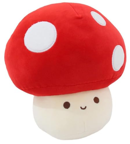 Mushroom Plush, 10 cm Soft Stuffed Mushroom Toy, Adorable Palm Pals Style Decor for Home, Car, Mushroom giftsPremium Material for Children and Collectors