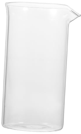 Hemobllo Cafetière à Piston Verre Résistant Chaleur Pour Filtre Réutilisable Tasse à Mesurer Et Remplacement De Couvercle De Carafe