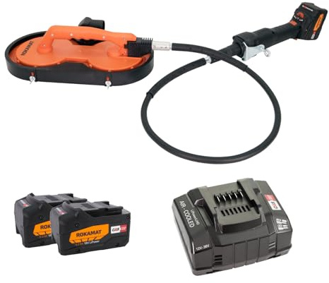 ROKAMAT CHAMELEON CX Akku-Universalmaschine – Schleifmaschine für Profihandwerker, All-in-One Glättmaschine, Poliermaschine & Reinigungsmaschine – inkl. 2x Akku 5,2Ah & Schnell-Ladegerät
