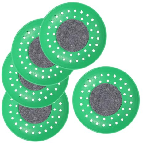 Luxshiny Bols de Nidification pour Pigeons en Plastique Lot de 5 Tapis Antidérapant pour Cage d'Élevage d'oiseaux de Compagnie