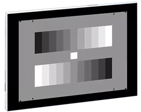 KCOAG 11 Phase Standard Grayscale Test, Color Calibration Test Chart, Gray Scale Value Finder, Size 240 X 180mm, PVC + Photo Paper, for Digital Photo and Video, Photography Accessories