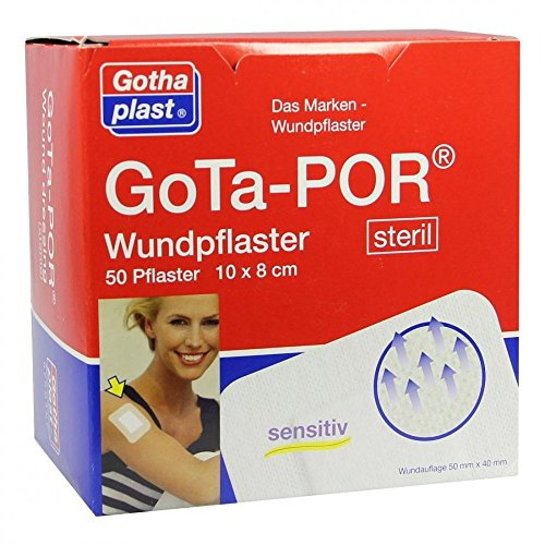 GOTA-POR Wundpflaster steril 80x100 mm 50 St