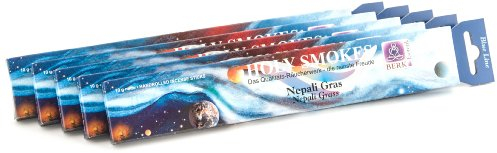 Berk HS-29-P5 Räucherstäbchen, 5 x Nepali Gras, blau Line