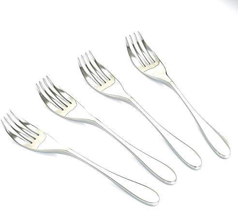 Knork Gloss Forks, Set of 4, Gloss Stainless Steel