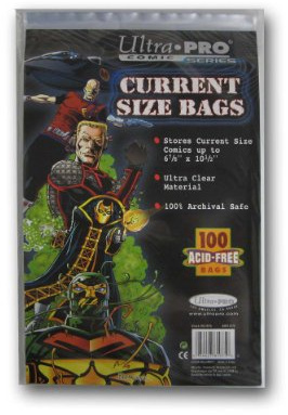 UltraPro Current Size 6-7/8 X 10-1/2 Comic Bags