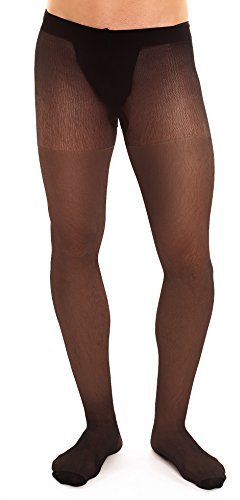 GLAMORY Classic 20 Collant da uomo Nero M