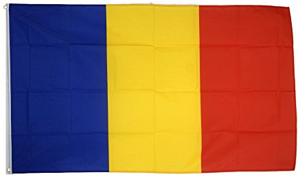 Bandiera/Bandiera ROMANIA + GRATIS Sticker, bandiera fritze®, Hissflagge 90 x 150 cm