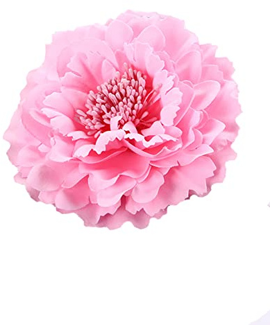 ZUMUii Butterme Multicolor Chiffon Blumen Blütenblatt Haar Clip Bogen Barrettes Zubehör Alligator Mädchen Headwear Kopfschmuck Blume Hairclip (Pulver Rosa)