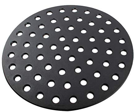 Dracarys Rundes Gusseisen-Feuerrost, Grill-Kohleplatte für große grüne Eier, Grillrost, Grillteile, Holzkohlerost, Ersatzteile, XLarge Big Green Egg Zubehör, 43,2 cm