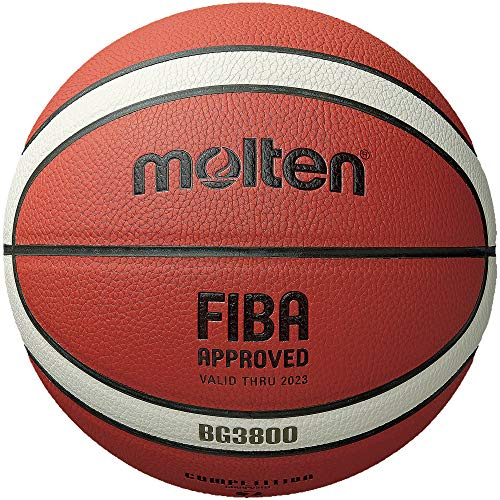 Molten Serie BG3800, Pallacanestro interno/esterno, approvato FIBA, taglia 7, design a 2 toni, modello: B7G3800