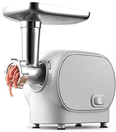 Hanchen Picadora de Carne Eléctrica 1500W Máquina de Picar Carne Verduras Multifuncional Embutidora de Salchichas para Hogar Cocina