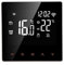 ME81H AC230V 50/60Hz Thermostat Intelligent WiFi Connecté 5~90℃ Thermostat Chaudiere Gaz LCD écran Tactile Thermostat de Chauffage par Le Sol de l'eau pour Tuya(Bouton Orange Fond Blanc 3A)