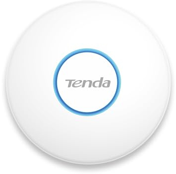 Tenda I27 WiFi 6 AX3000 Dual Band Access Point, Supports 802.3at PoE/DC, 1 Gigabit PoE/Ethernet Port, Easily Mount to Wall or Ceiling, Seamless Roaming, MU-MIMO, WPA3 Security, Power Adapter Included