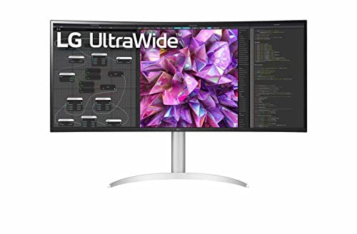 LG 38WQ75C-B - Monitor UltraWide Ultrapanorámico 38 Pulgadas, 21:9, Panel IPS:3840x1600, 300cd/m², 1000:1, DCI-P3 >95%, diag. 95.3cm, entr: HDMIx2, DPx1; 2PBP, Inclinación Ajustable, Color Negro