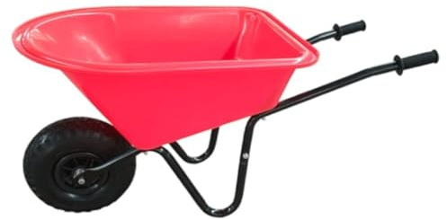 Brouette profonde pour enfant 20 l Rouge/noir Jouet Ferme Jardinage