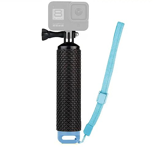 WANGCL Floatable Camera Stick Waterproof Selfie Stick Floating Hand Grip for Action Cam GoPro Hero 10 9 Hero10 Max Hero9 Akaso Apexcam -Blue