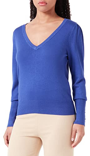 Morgan 231-mgrisa Suéter pulóver, Morado, S para Mujer