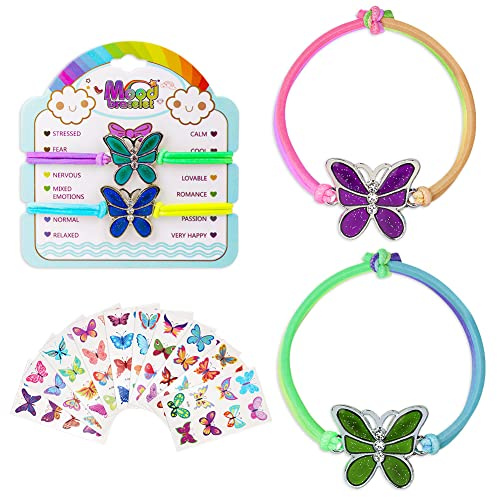 flintronic 3 st hästarmband för flickor, barns humorarmband, regnbåge barnarmband, barn flicka färgbyte armband, 2 st häst + 1 st enhörning, flickpresent, 11 * 10 * 1.2 CM, Harts