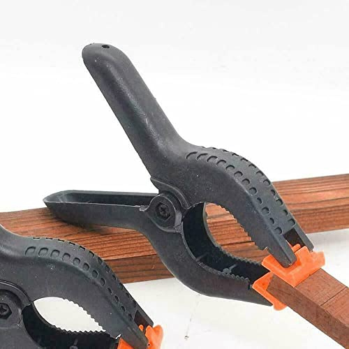 Buystarget 8 Pack 3'' Quality Heavy Duty Spring Clamps Nylon Plastic Quick Grips Clips