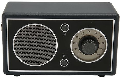 5.1 Speaker, Support AUX Stereo Sound USB Rechargeable Wireless Speaker for Travel (Black)