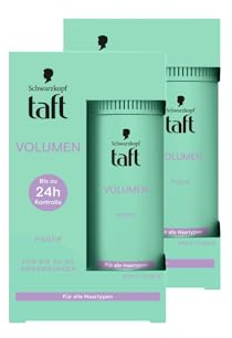 Taft Volume polvere (10 g), polvere per capelli per volume e controllo per tutti i tipi di capelli, la polvere per styling garantisce fino a 24 ore di controllo, senza incollare, 2 x 10 g