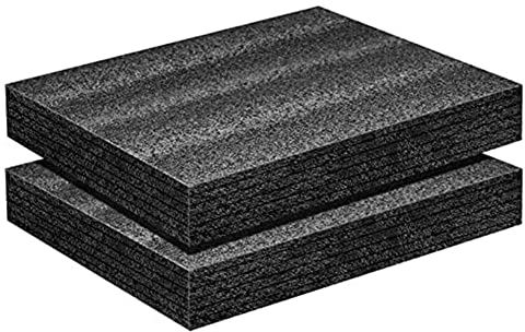 TYREE 2 Stück Polyethylenschaum, Polyethylenschaumplatte, Dicke Schaumstoffpolsterung, Schaumstoffeinsätze zum Basteln, Polyethylenschaumpolster