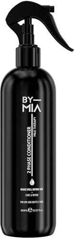 BY MIA Two Phase Hair Conditioner Milk Therapy 400 ml | Leave in Conditioner Spray for Dry and Damaged Hair | Intensive Care & Repair