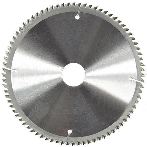 Hoja de sierra circular de 185 mm x 60 dientes x 30 mm, disco de corte silencioso de carburo para carpintería, corte de madera dura, madera blanda, MDF