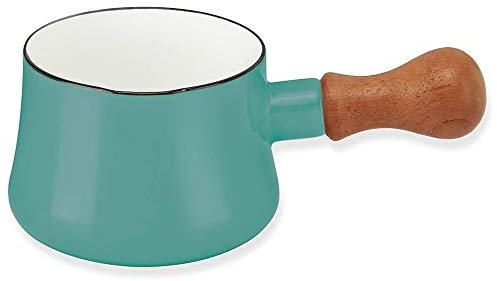 CRBUDY Milk Pan Milk Pot 0.56L Baby Food Supplement Pot Baby Non-stick Enamel Pot Mini Small Pot Hot Milk Pot Kitchen Essentials (G