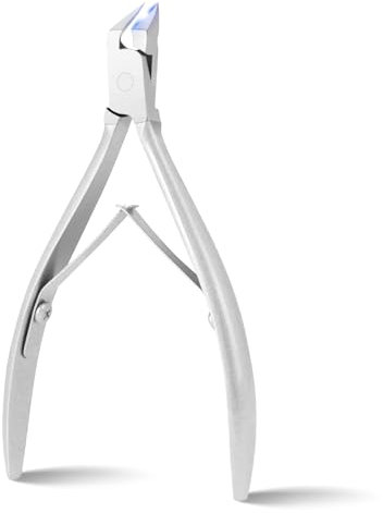 AOOWU Nagelschere, Profi Nagelzange für tief Eingewachsene Fußnägel aus Edelstahl, Eckenzange Fußpflege mit Gerader Klinge Nagelzange, Präzision Fußnagel Knipser mit Rutschfestem Griff