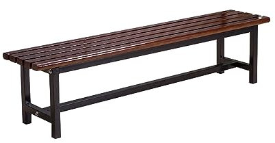 Wooden Outdoor Shoe Changing Bench Resting Bench for Bathroom Locker Room 120cm Walnut Color Bench with Storage Shelf