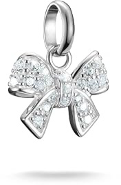 THOMAS SABO Charm Club Connect Charms– 925 Silber Charm Anhänger Glück & Liebe Motive