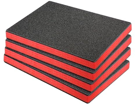 Acolchado De Espuma EPE Precortado Paquete 4 Almohadillas Inserciones Para Almacenamiento Y Transporte Seguro Herramientas En Cajas Protecciones Cajones Caja Herramientas Personalizable