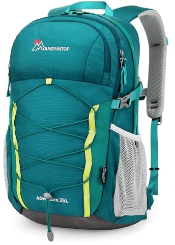 MOUNTAINTOP 25L/40L Hiking Backpack for Men Women | Trekking rucksack for travel camping climbing mountaineering, light daypack, YKK zipper, rain cover included