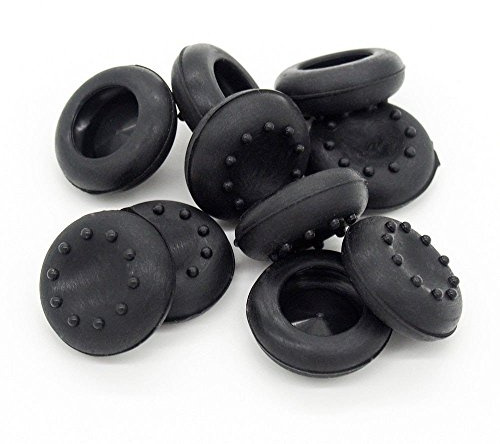 5 Pair/10 Pcs Ersatz Silicone Thumb Grip Stick Analog Joystick Grips Caps Cover Aufsätze Schutzkappen Kappen Dualshock Thumbsticks für PlayStation PS4 PS3 Xbox One/360 Nintendo Wii U Game Controllers