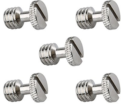 NICERYIG 3/8 Bolt Camera Quick Release Screw SchraubeTripod Screw Adapter Connecter DSLR Camera Rig Accessories(5pcs)