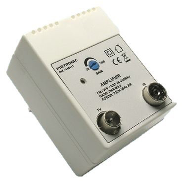 Amplificatori per antenne 1 uscita TV fino a 20Db.