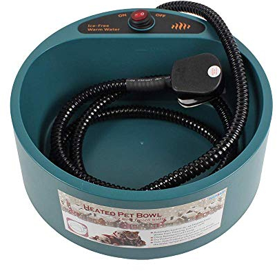 Babypet Beheizter Futternapf für Haustiere, 2000 ml, Thermo-Automatik, konstante Temperatur, für kleine und mittelgroße Hunde und Katzen