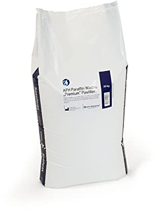 AFH Paraffin Wachs Pastillen Premium im 2,5 kg oder 25 kg Beutel (25,0 kg)
