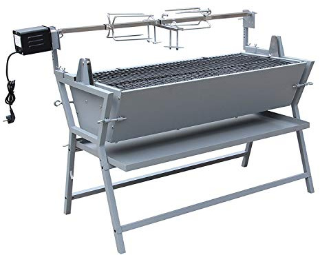 Happy Garden Rôtissoire inclinable avec tournebroche électrique Lisboa