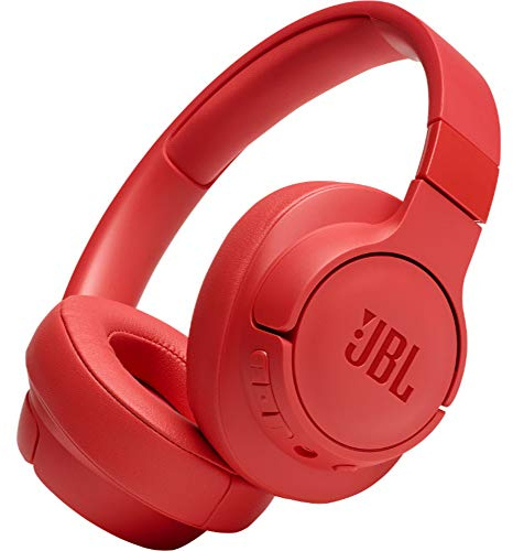 JBL Tune 700 BT Wireless Over-Ear Bluetooth Headphones with Streaming and Voice Assistant, Up to 27 Hours of Music Playback, Coral